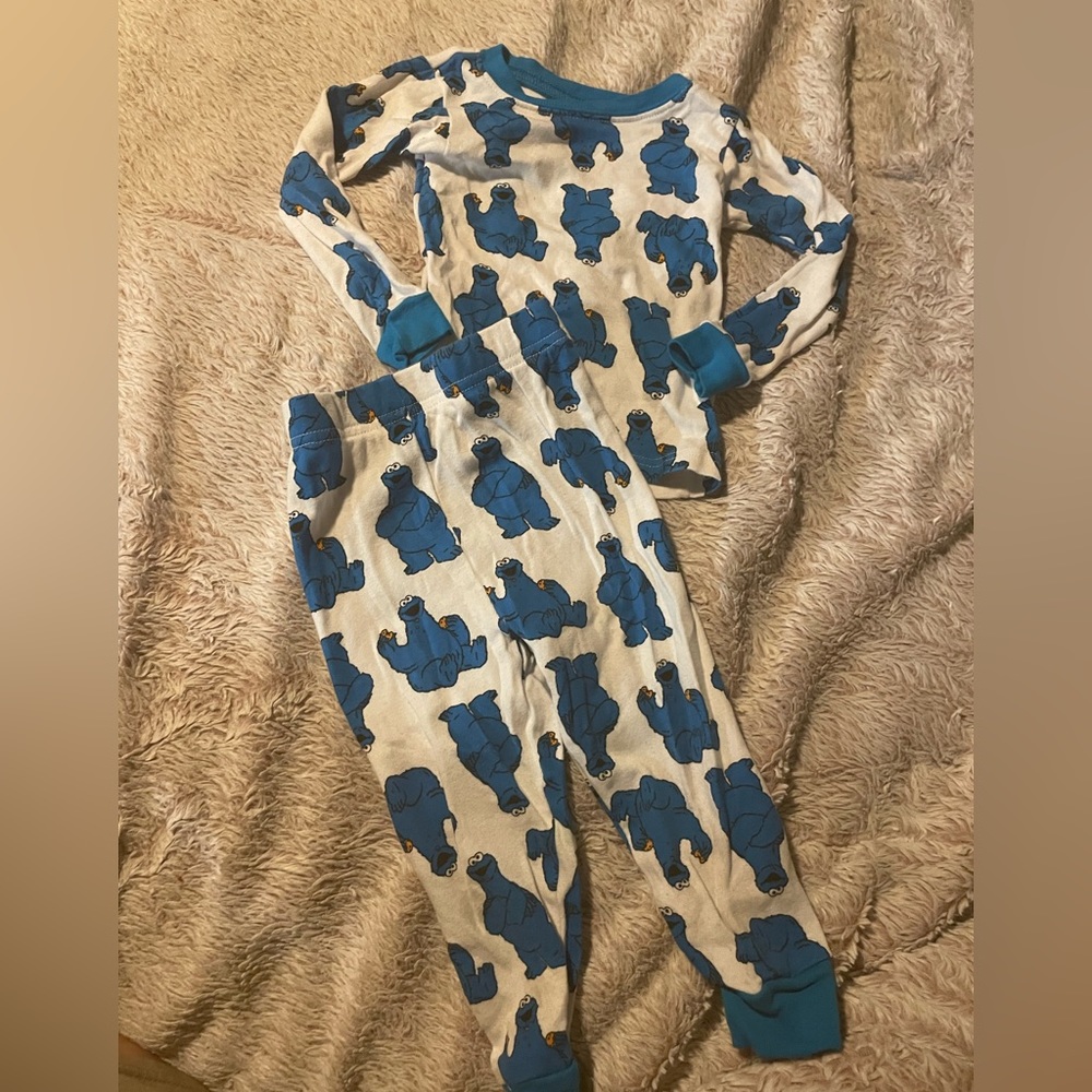 Cookie Monster 24M pajama set